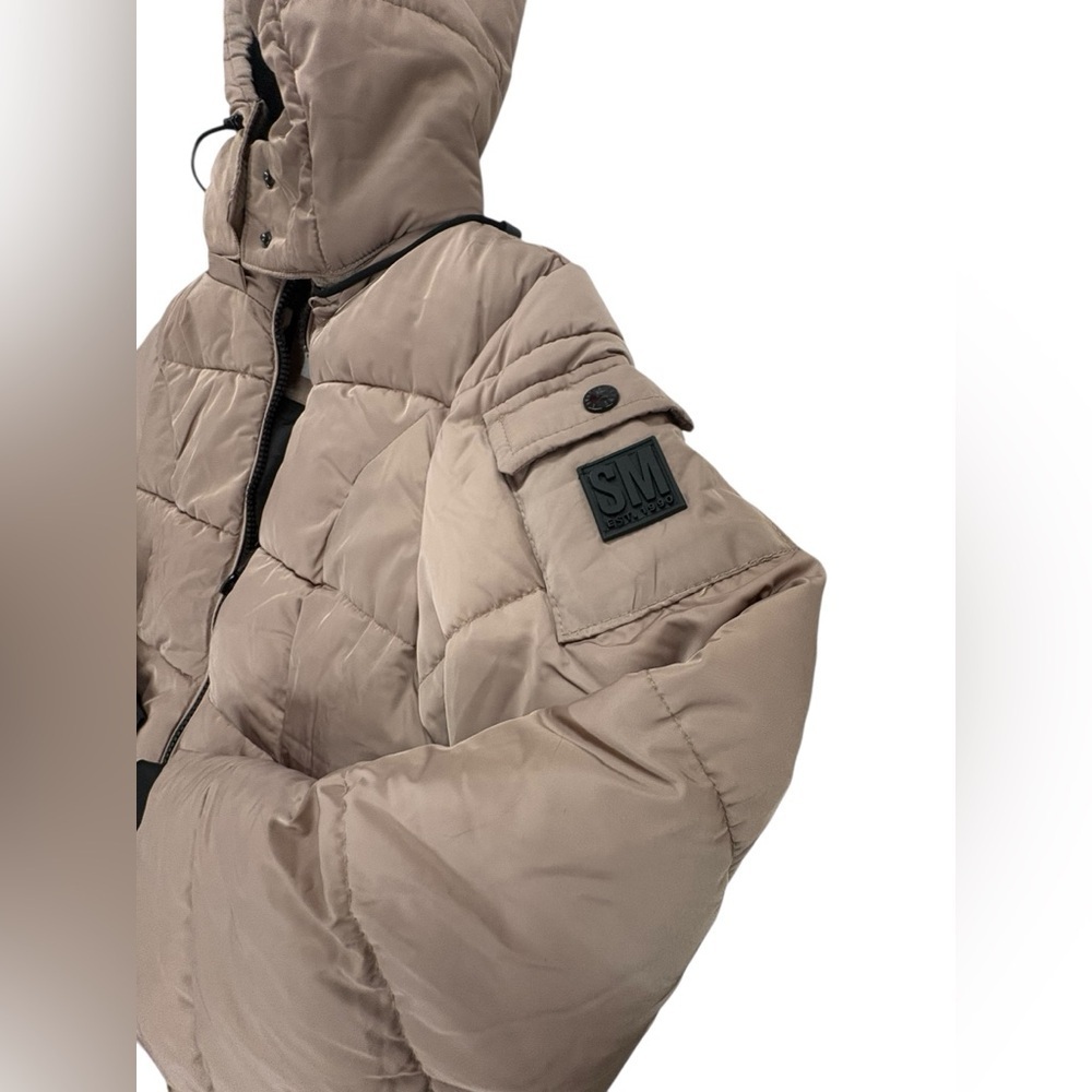 Steve Madden Tan Puffer Jacket - Picture 6 of 11